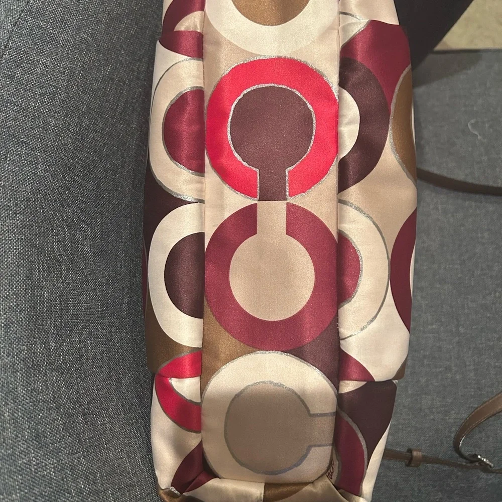 Coach Madison metallic Isabelle’s satin clutch and shoulder bag. - Picture 12 of 15